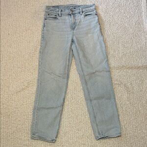 American Eagle Outfitters Light Wash Straight Leg Jeans